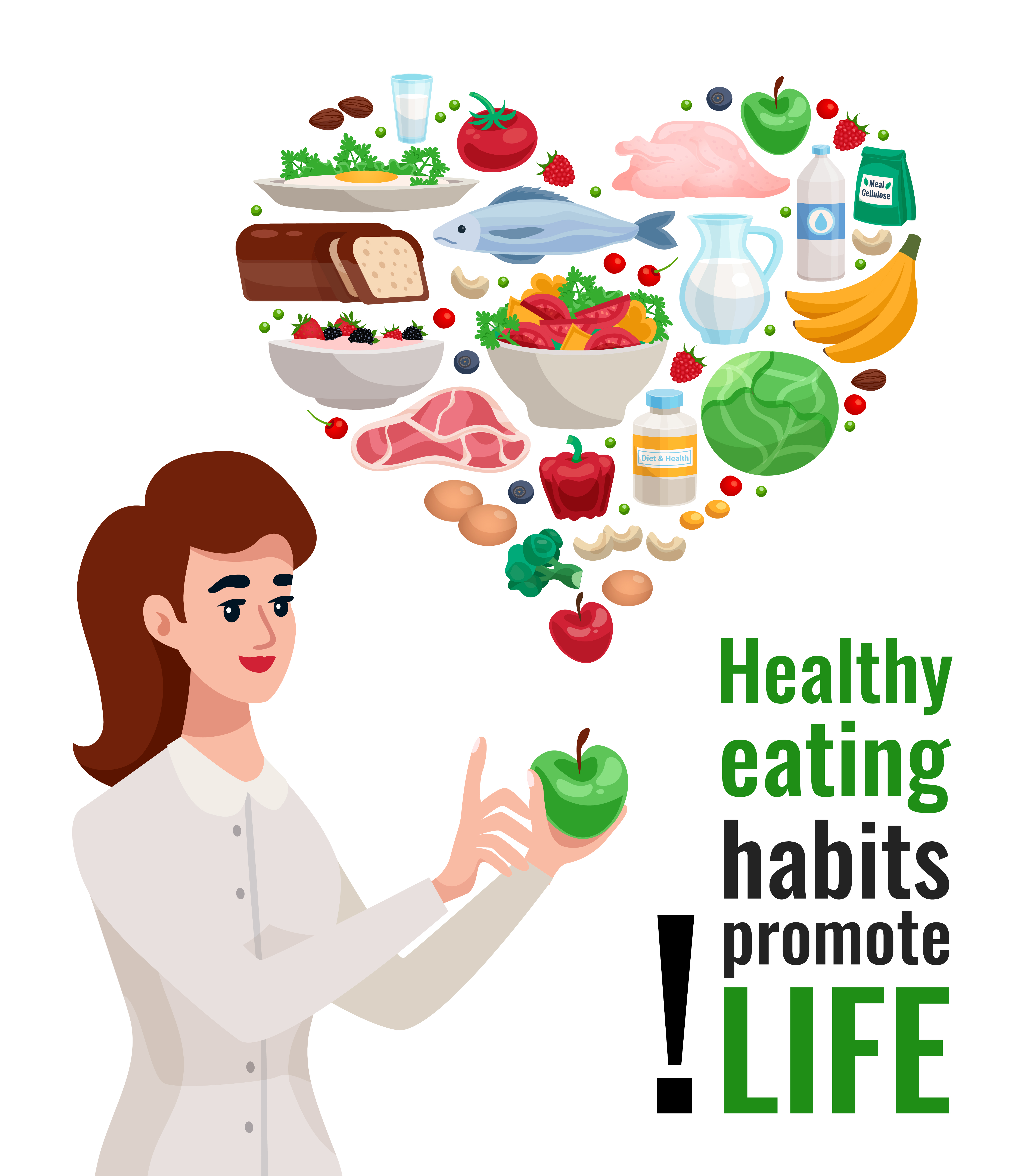 healthy eating habits promote life